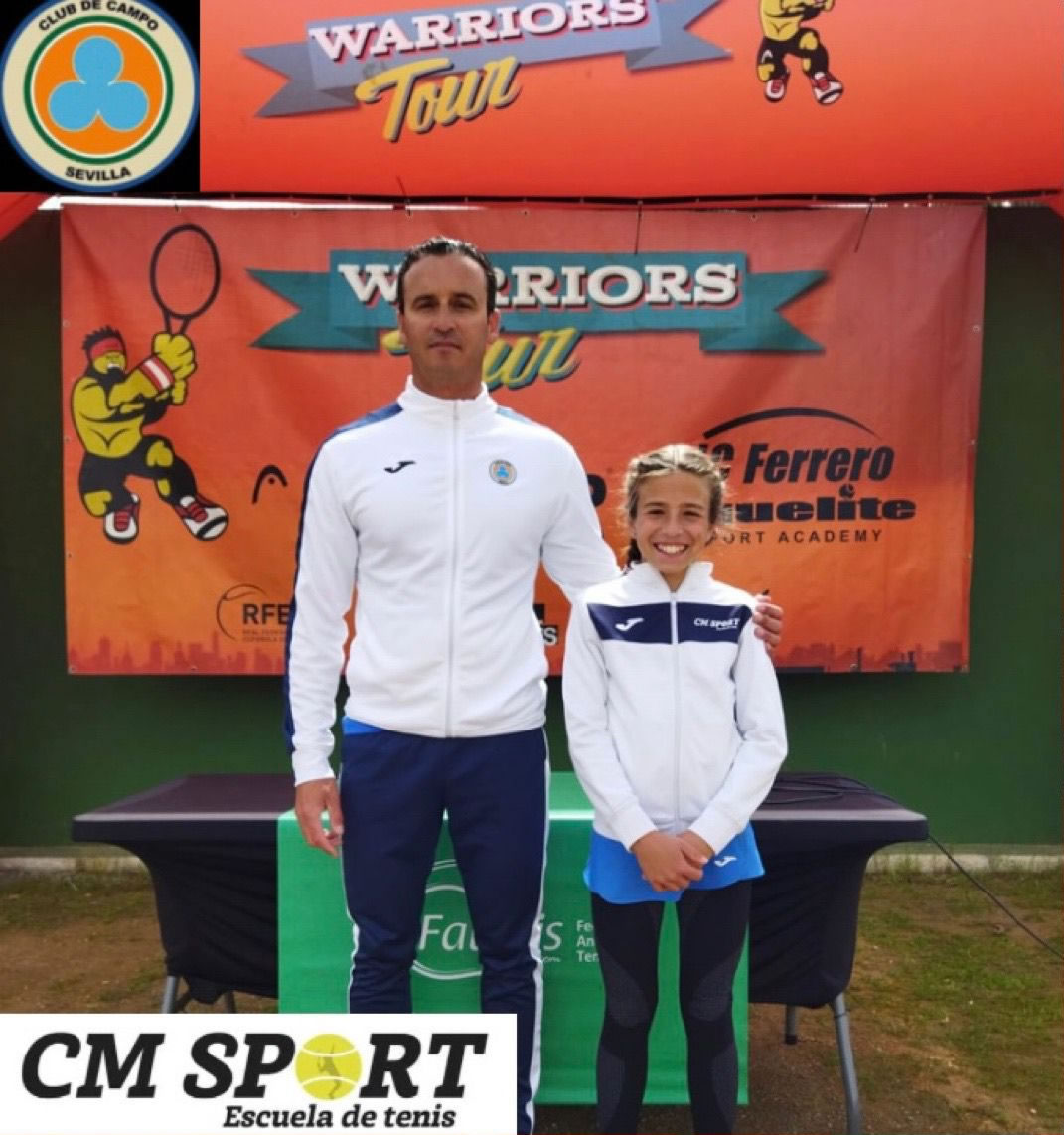 Irene Basalo campeona alevín TTK Warriors Tour - 1